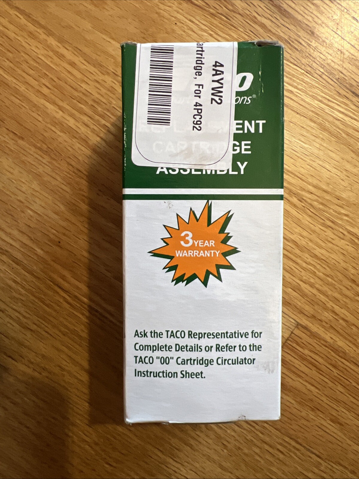 Taco 008-044Rp Cartridge, For 4Pc92