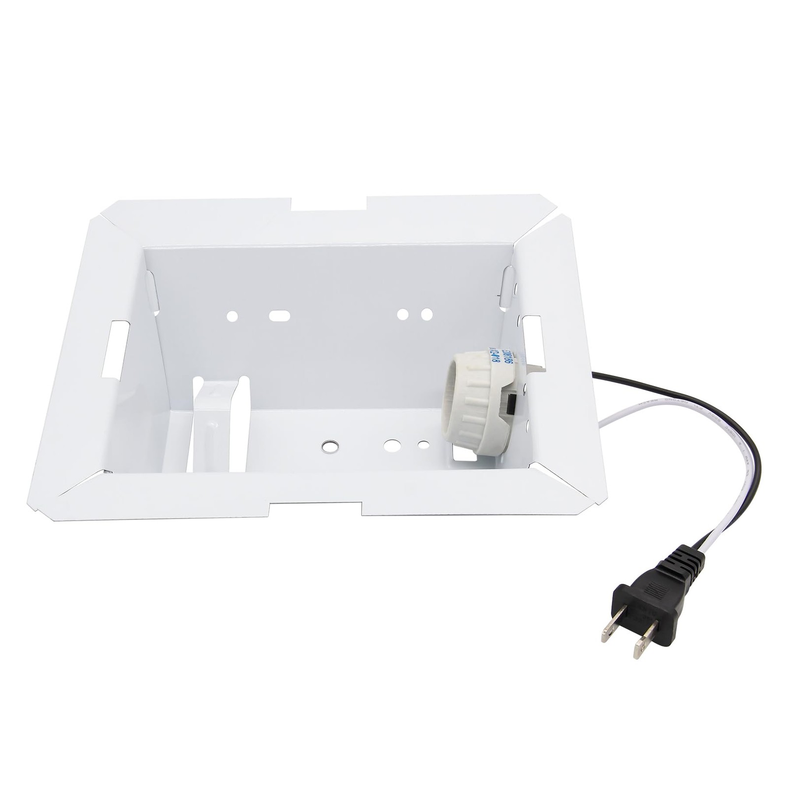 Light Reflector with Socket 1.0"L x 1.0"W x 1.0"H for Broan NuTone 763N +3.0