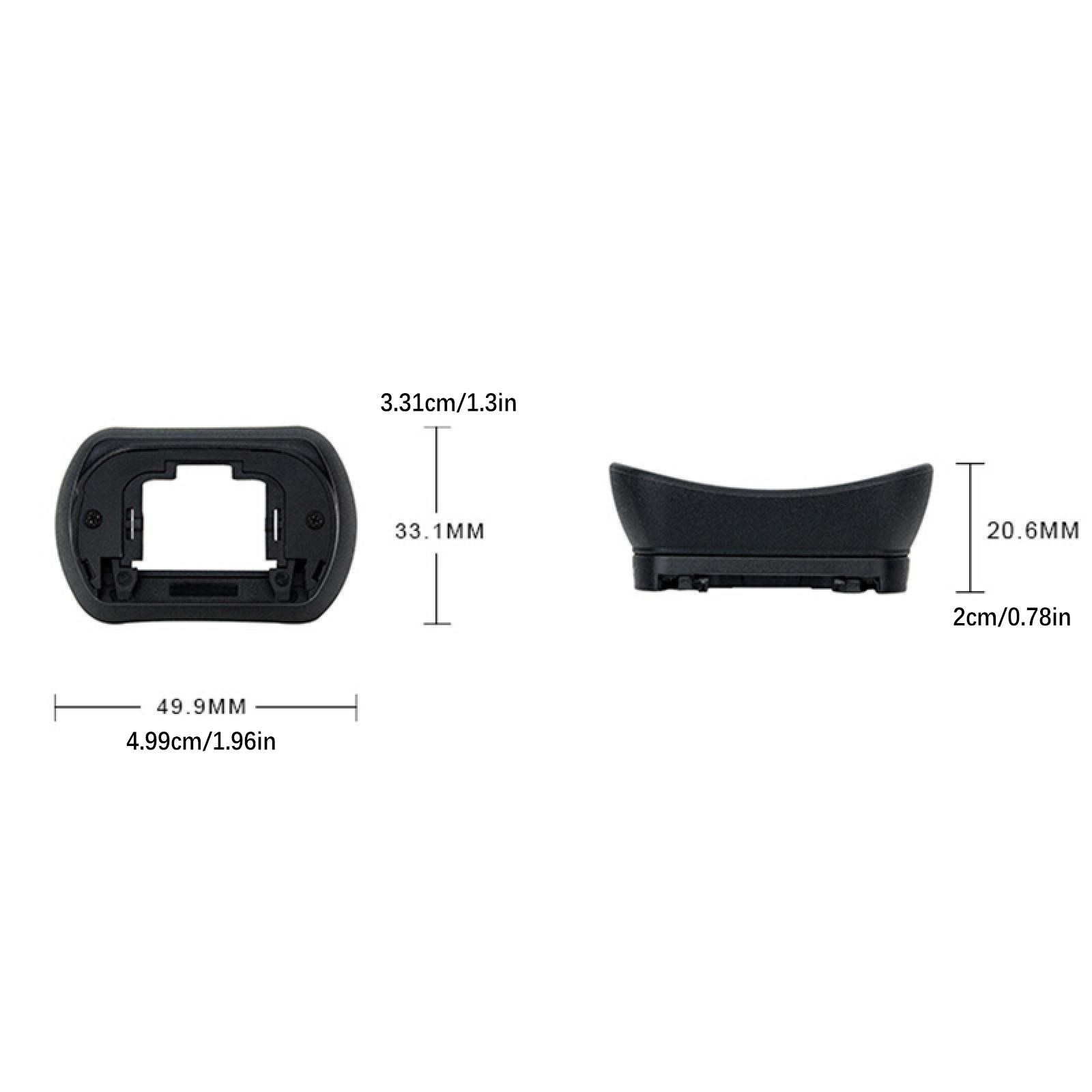 Soft Silicone Camera Eyecup Viewfinder Protector For Sony A7 A7II A7III Camera x