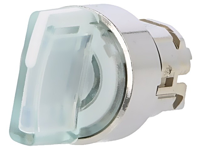 ZB4BK1513 Switch: Rotary - 22mm bar.Pos: 1 white LED IP66 protruding CUTT