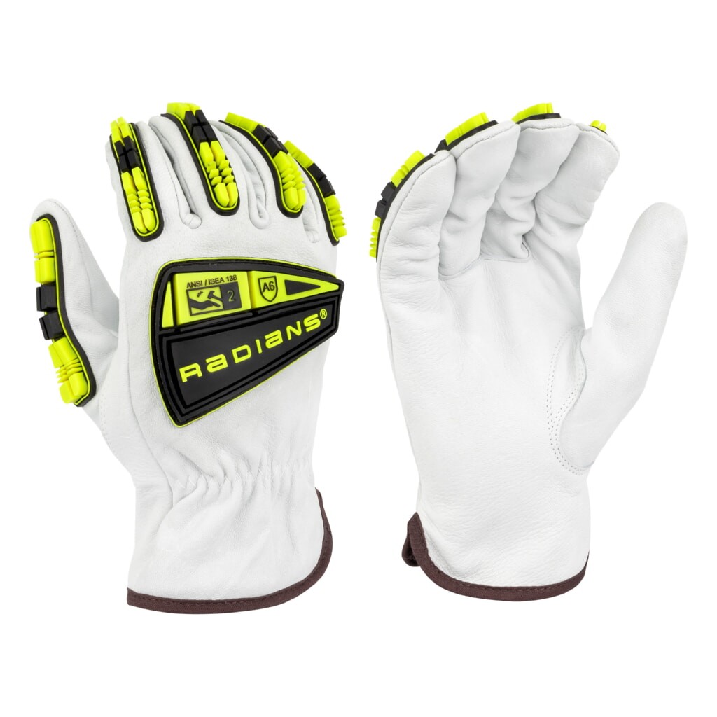 Radians RWG86 KAMORI Goatskin Leather Cut Resistant Safety Gloves [12 PAIR]