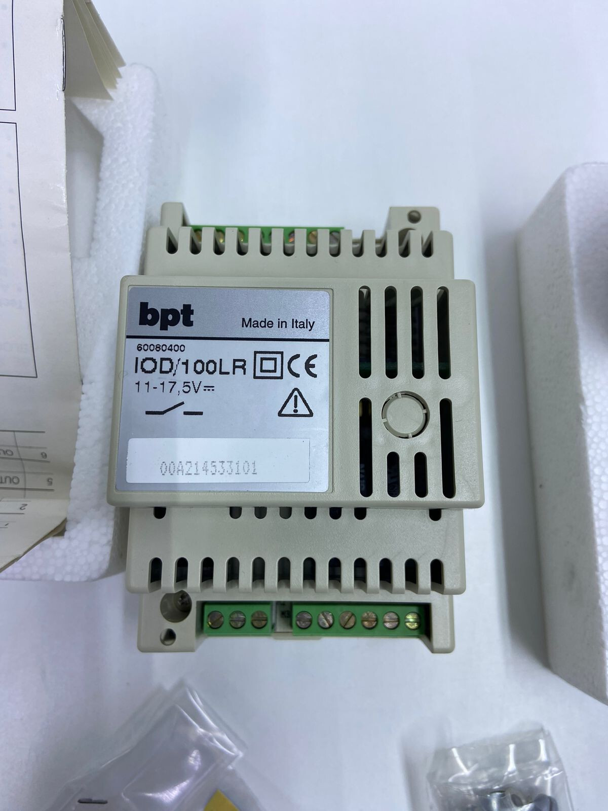 BPT IOD/100LR, ACCESS CONTROL REMOTE ACTUATOR , CH#315