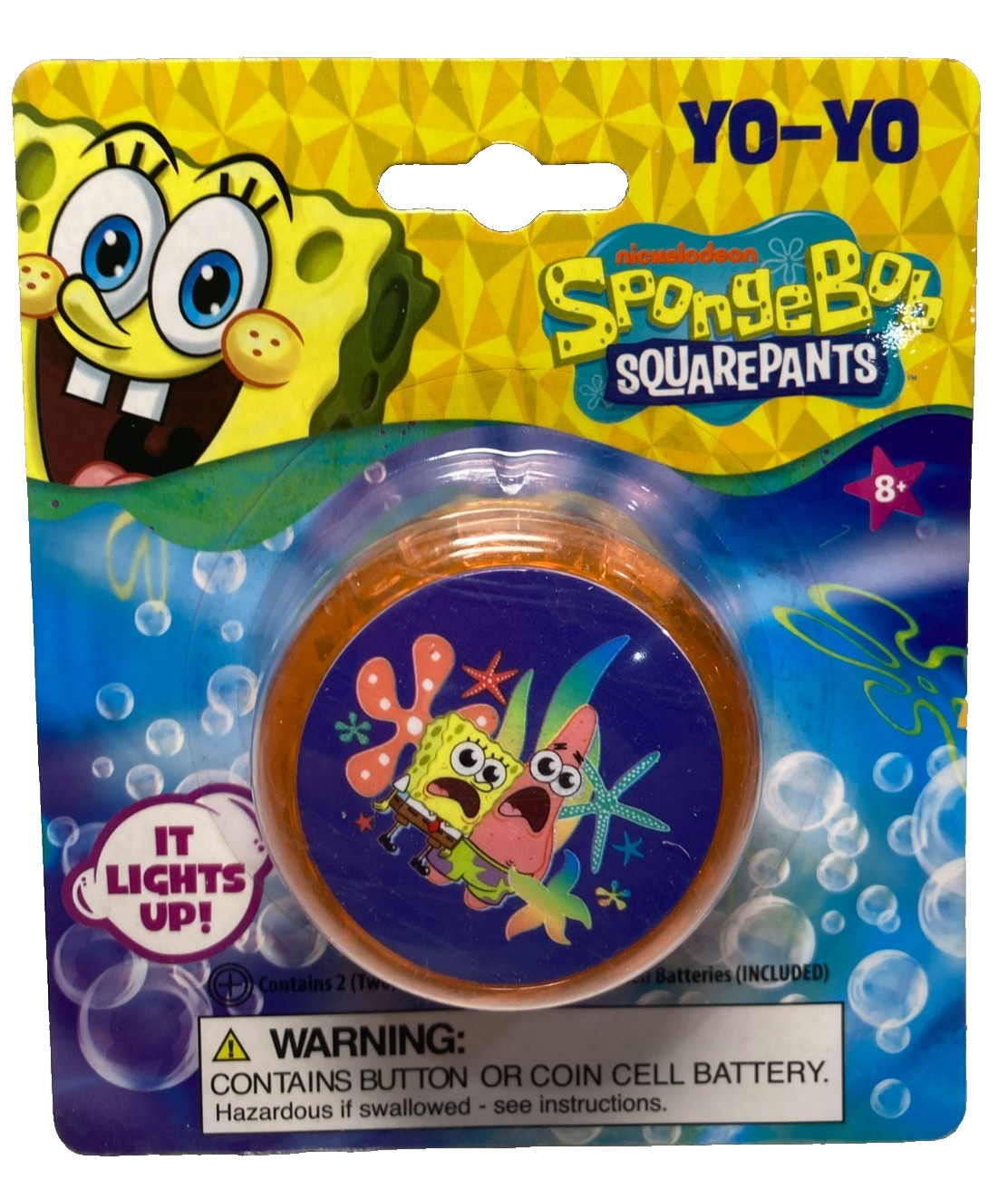 Nickelodeon SpongeBob SquarePants Fishface Light Up YO-YO New