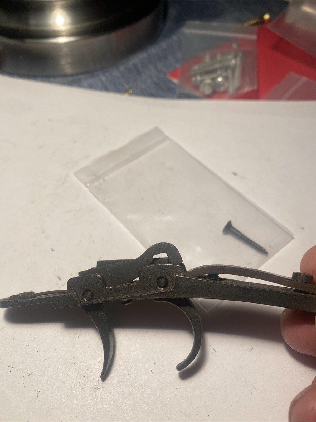 Investarms Sidelock Muzzleloader 4-1/2" Double Trigger Assembly With Screw (J)