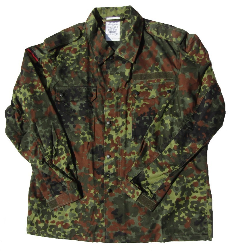 German flecktarn pattern camouflage jackets Size 175/185 110 Unissued