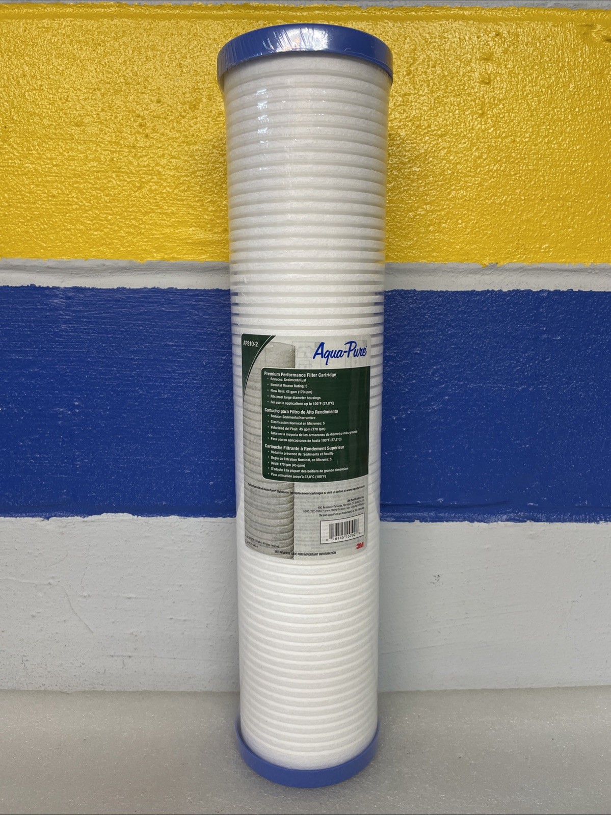 AquaPure AP810-2 5 Micron 20 x 4.5 Whole House Sediment Water Filter New Sealed