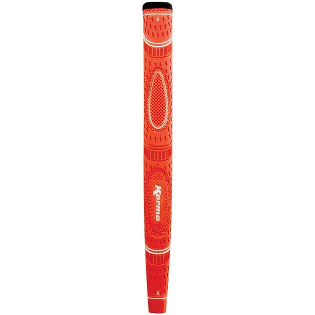 Karma Golf Dual Touch Midsize Soft Rubber Putter Grip - ORANGE