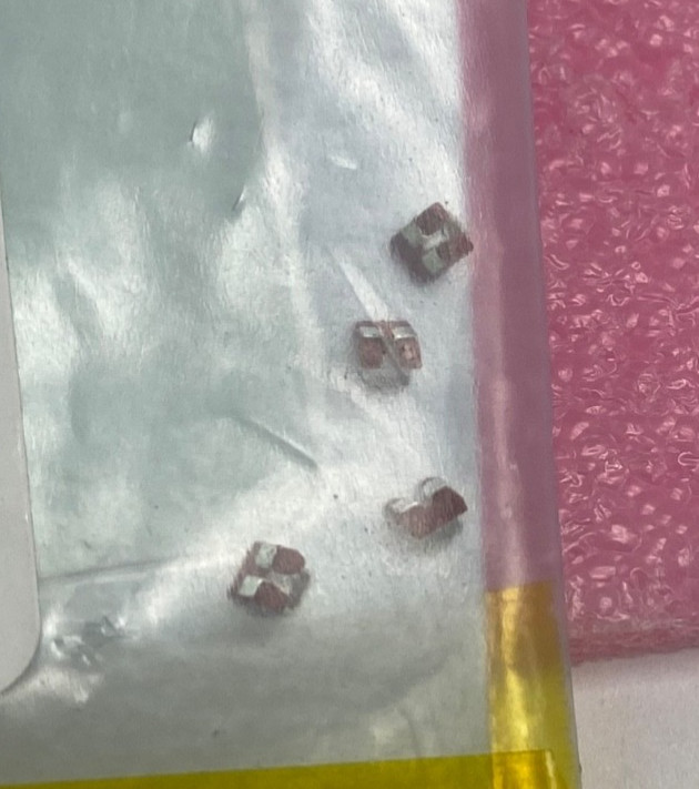 Pack of 4, Keystone 5190TR red test point surface mount
