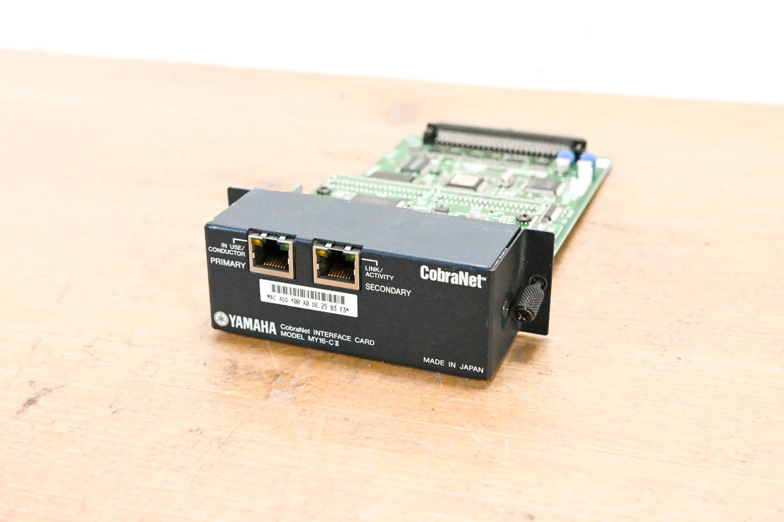 Yamaha MY16-CII CobraNet Network I/O Card CG013QK