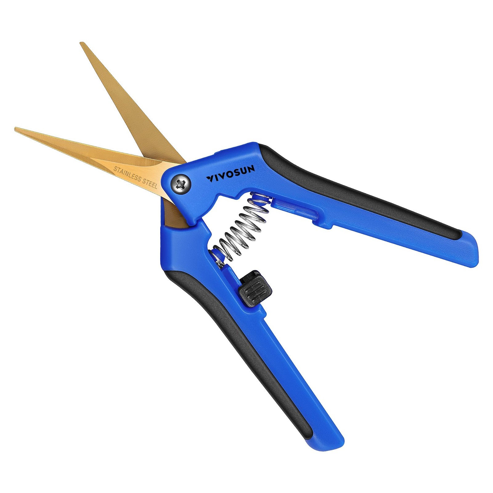 VIVOSUN 12-Pack 6.5 Inch Gardening Scissors Hand Pruner Inch, Blue