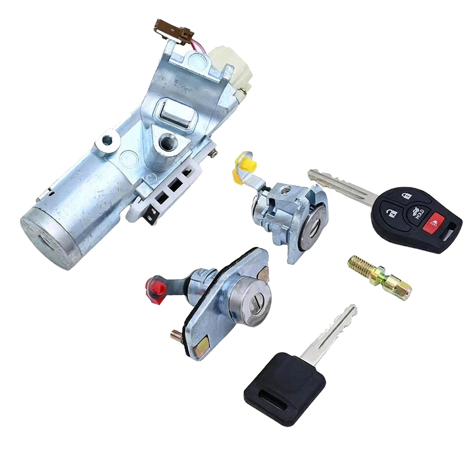 Ignition Lock Cylinder Switch Key for Nissan Versa 2012-2019 D8700-1HL0A