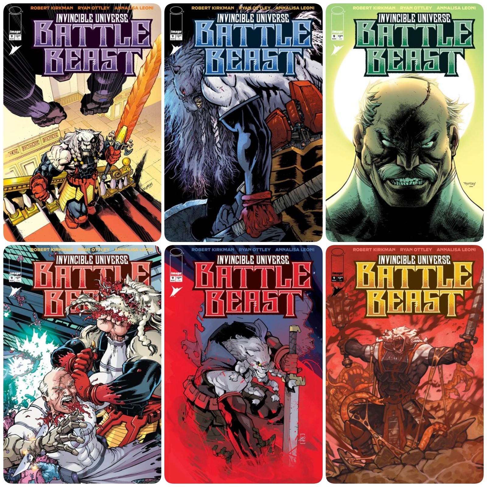 INVINCIBLE UNIVERSE: BATTLE BEAST #9 **COVER SELECT** PRESALE 05/20/2026