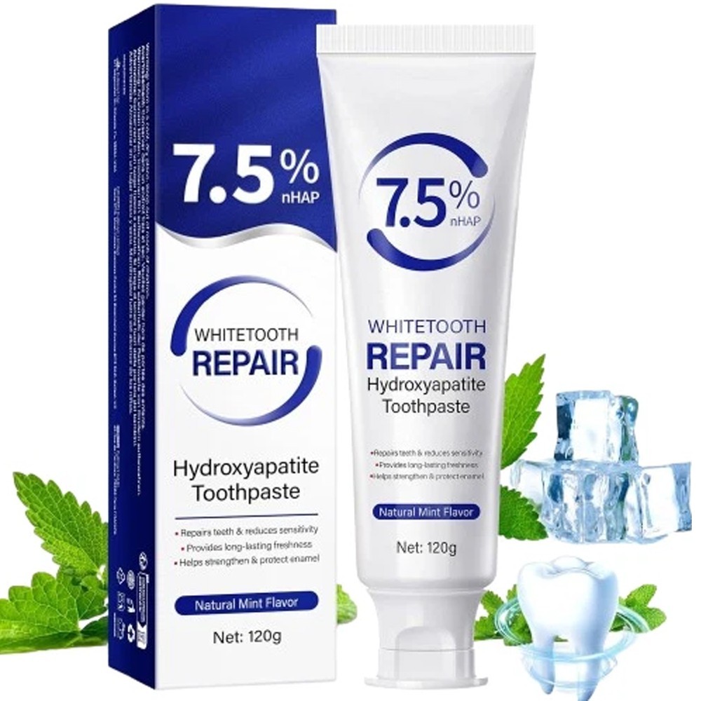 7.5% Hydroxyapatite Toothpaste 1 Pack Toothpaste for Advanced Enamel Protection