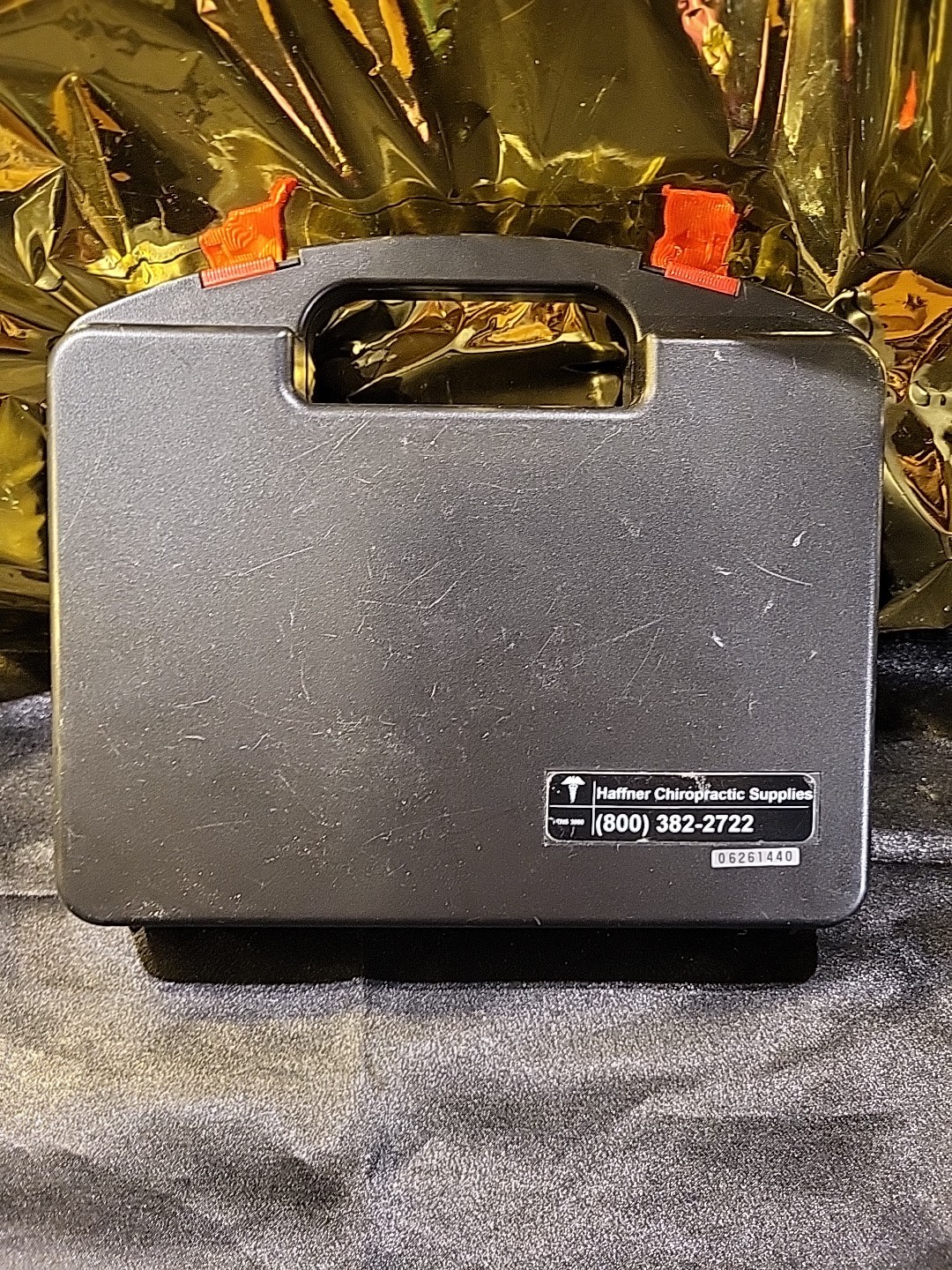 TENS 3000 Unit Muscle Stimulator Kit Electrodes Manual Cables Case Untested