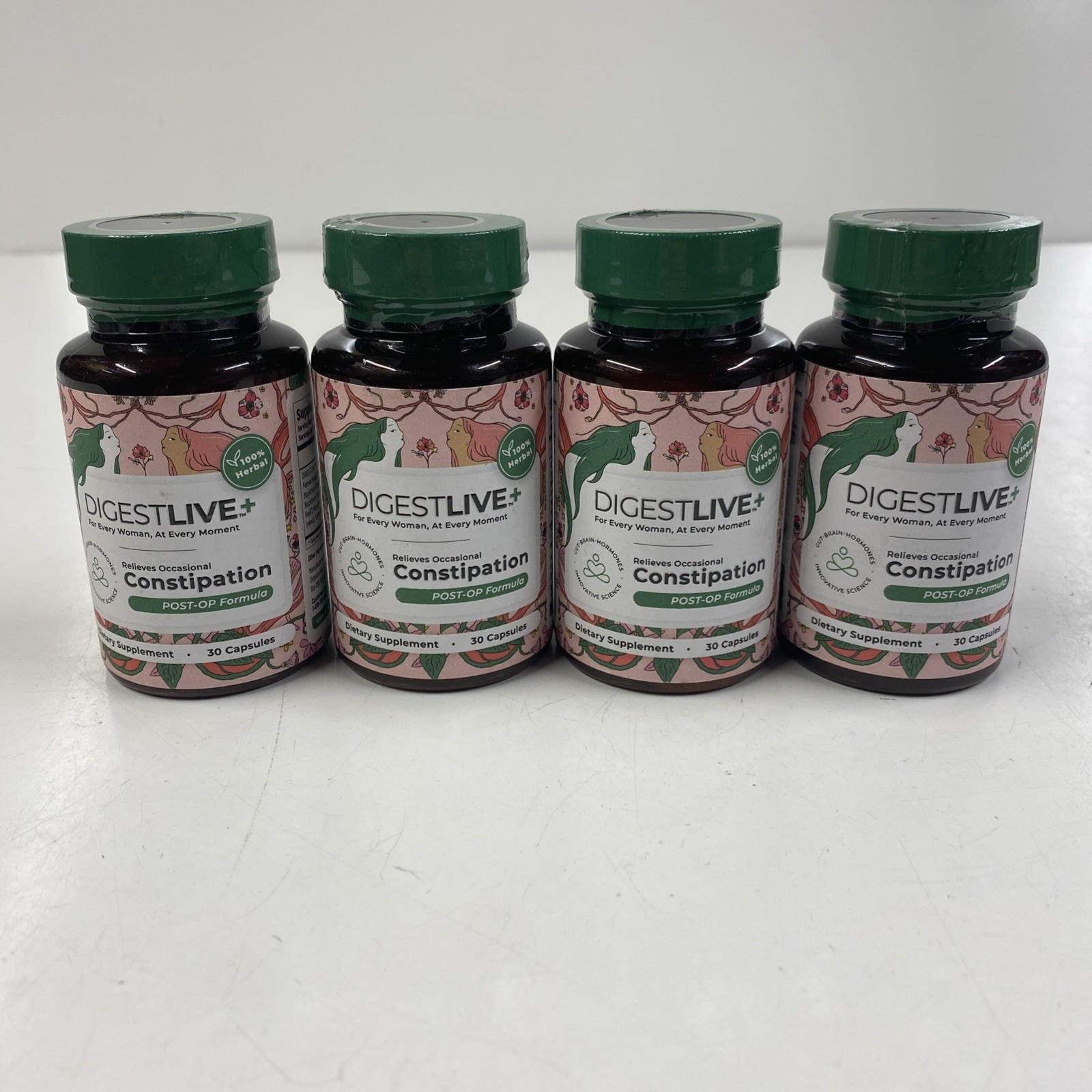 LOT x4 DIGESTLIVE+ Constipation Post OP Formula Women’s Herbal Laxative EXP3/28