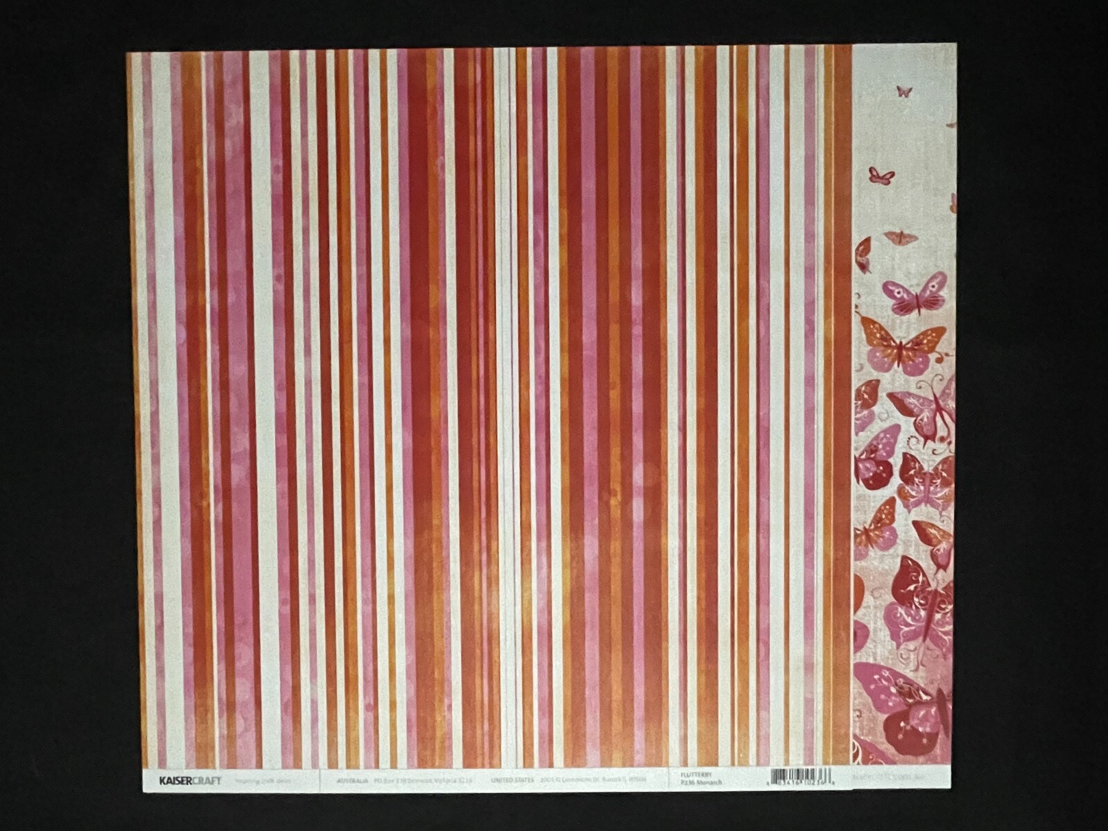 KAISERCRAFT "FLUTTERBY" 12x12 DS HEAVY PAPER