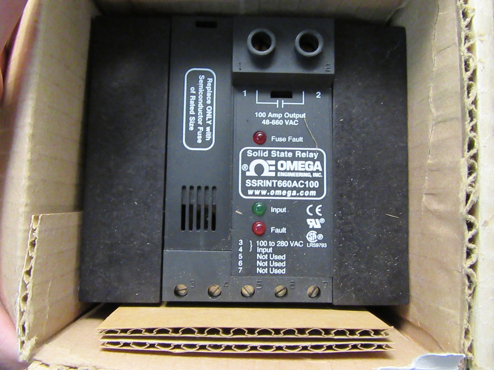 Omega SSRINT660AC100 660VAC 100A solid state relay SSR DIN [4*Q-9.5]