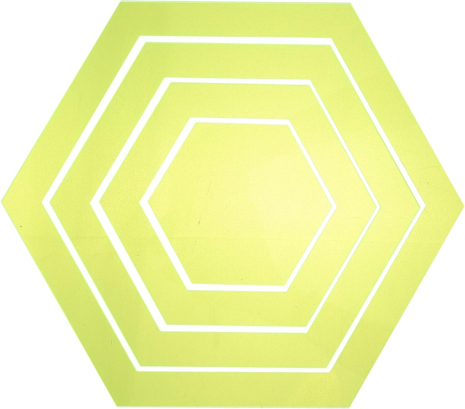 Hexagonal Quilt Ruler 8.66 Inch Acrylic Sewing Template Durable Patchwork Quilti