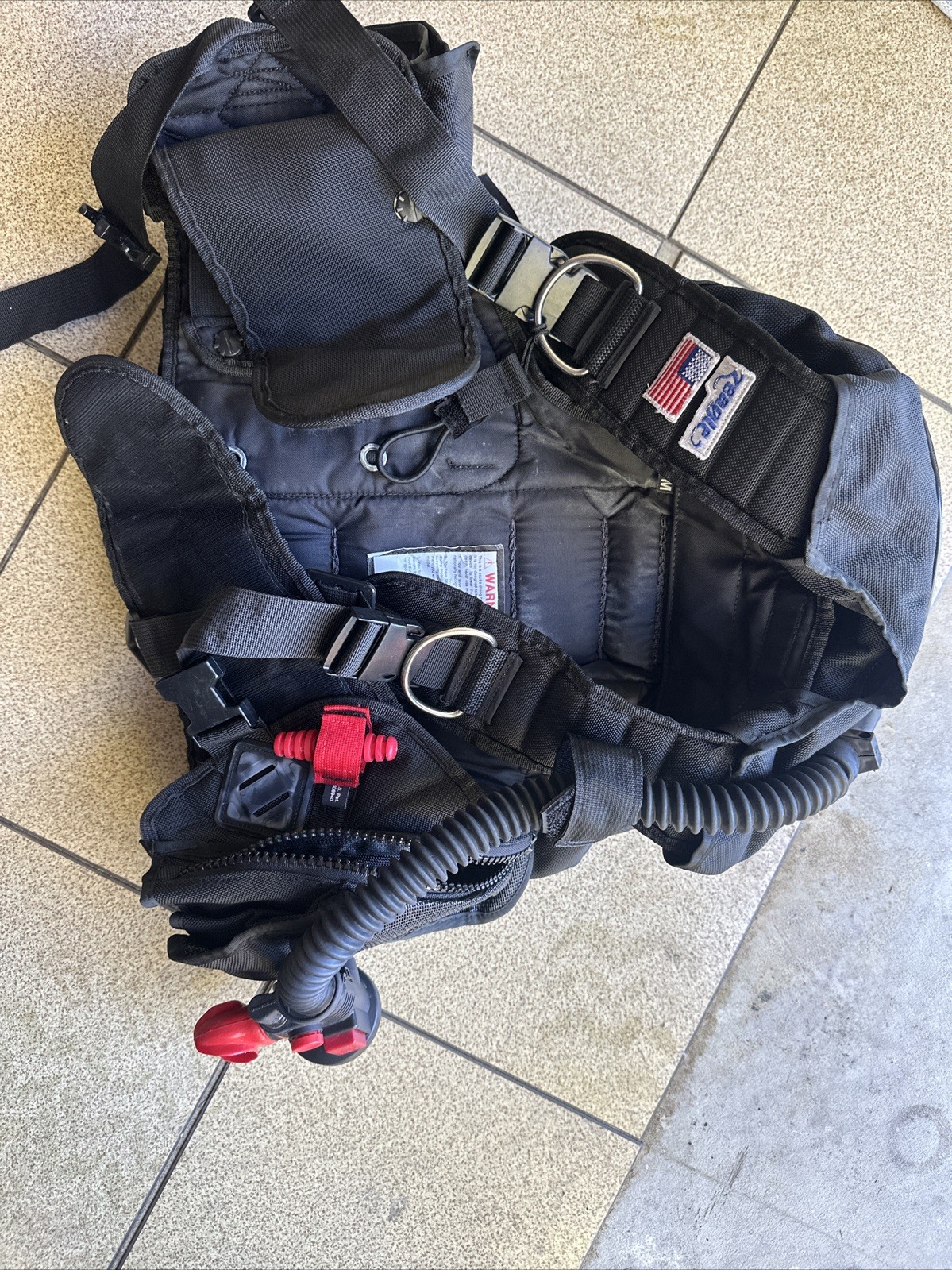 Zeagle Ranger W/inflator Hose and Re Valve Scuba Buoyancy Compensators Black Lg