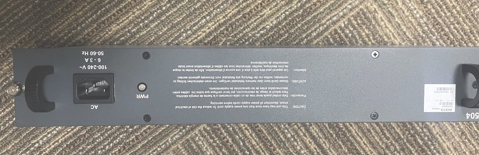 Avaya G450 MEDIA GATEWAY PS4504