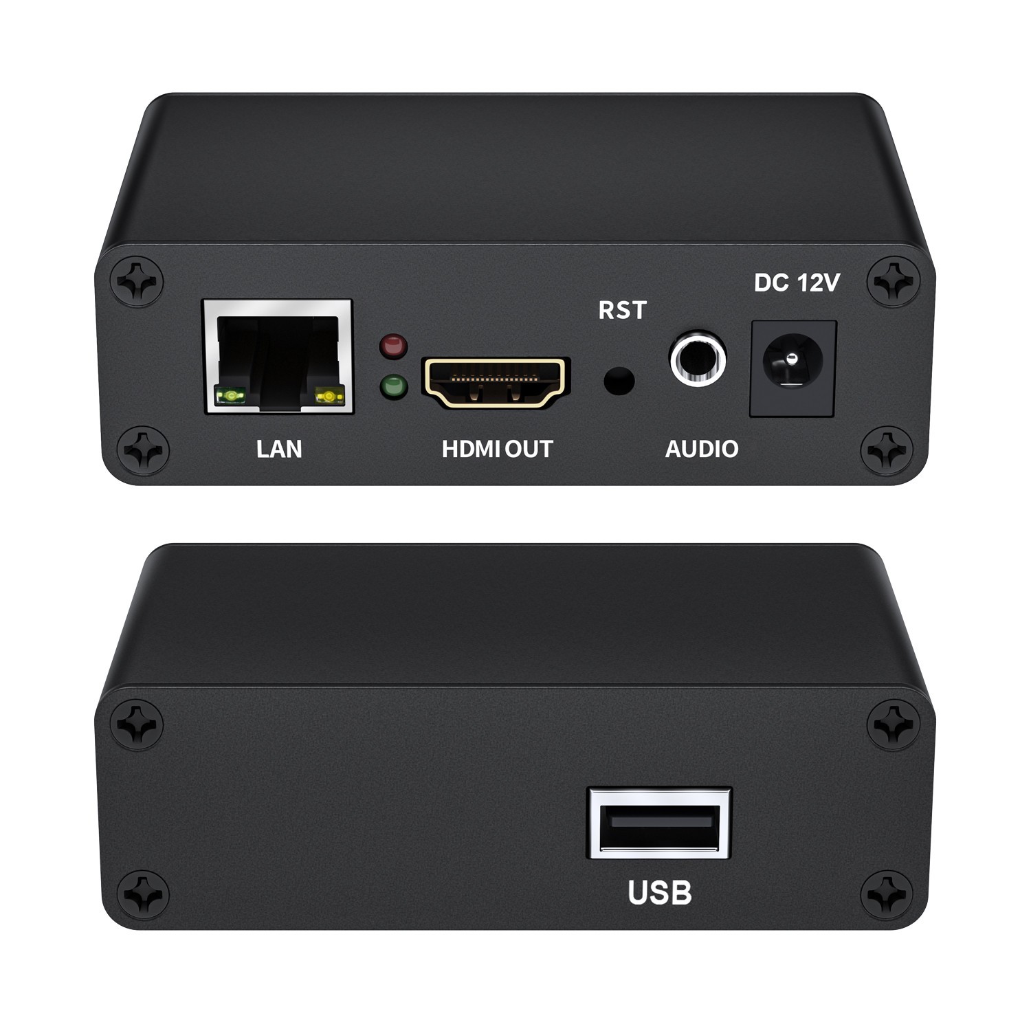HDMI Video Decoder H.264 H.265 SRT/RTSP/RTMP/UDP LAN Decoder HD Live Streaming