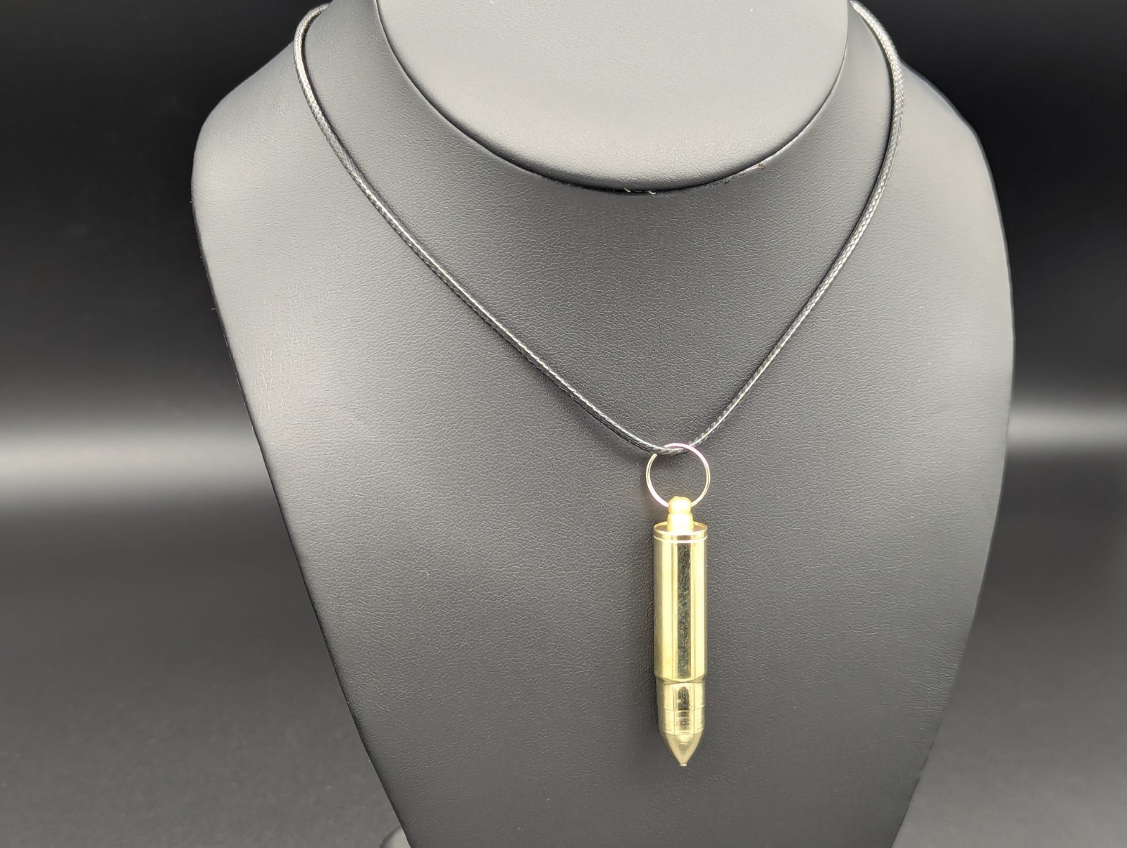 Brass Finished Novelty Bullet Style Spoon Keyring