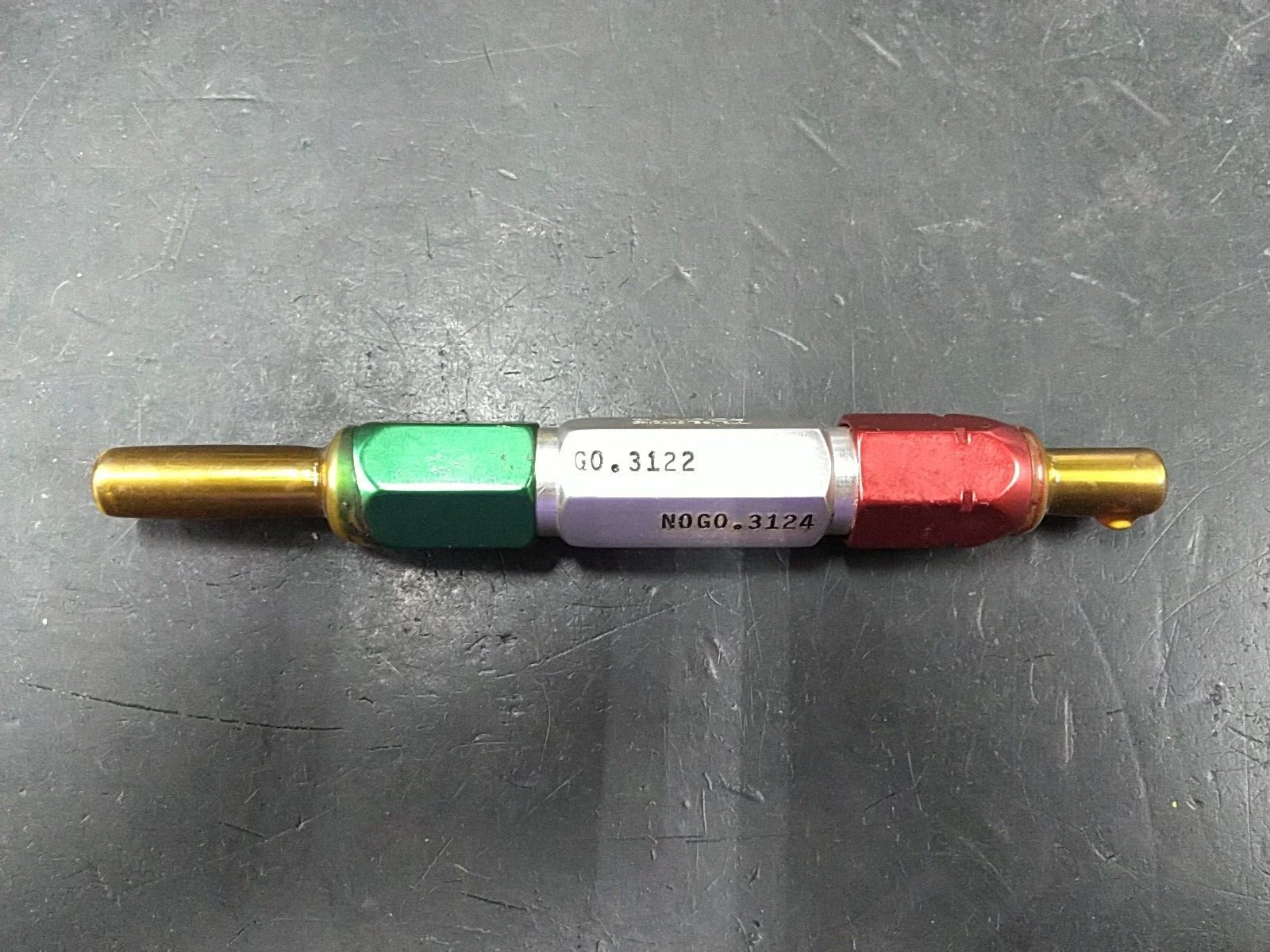 Dundick Go .3122" NoGo .3124" Class XX Gage with Handle