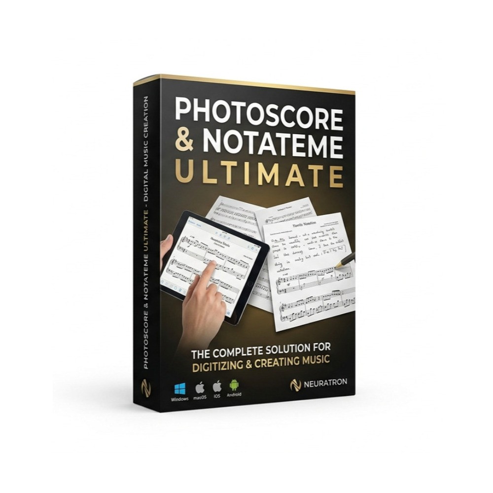 AudioScore PhotoScore and NotateMe Ultimate Music Notation and Scanning Software