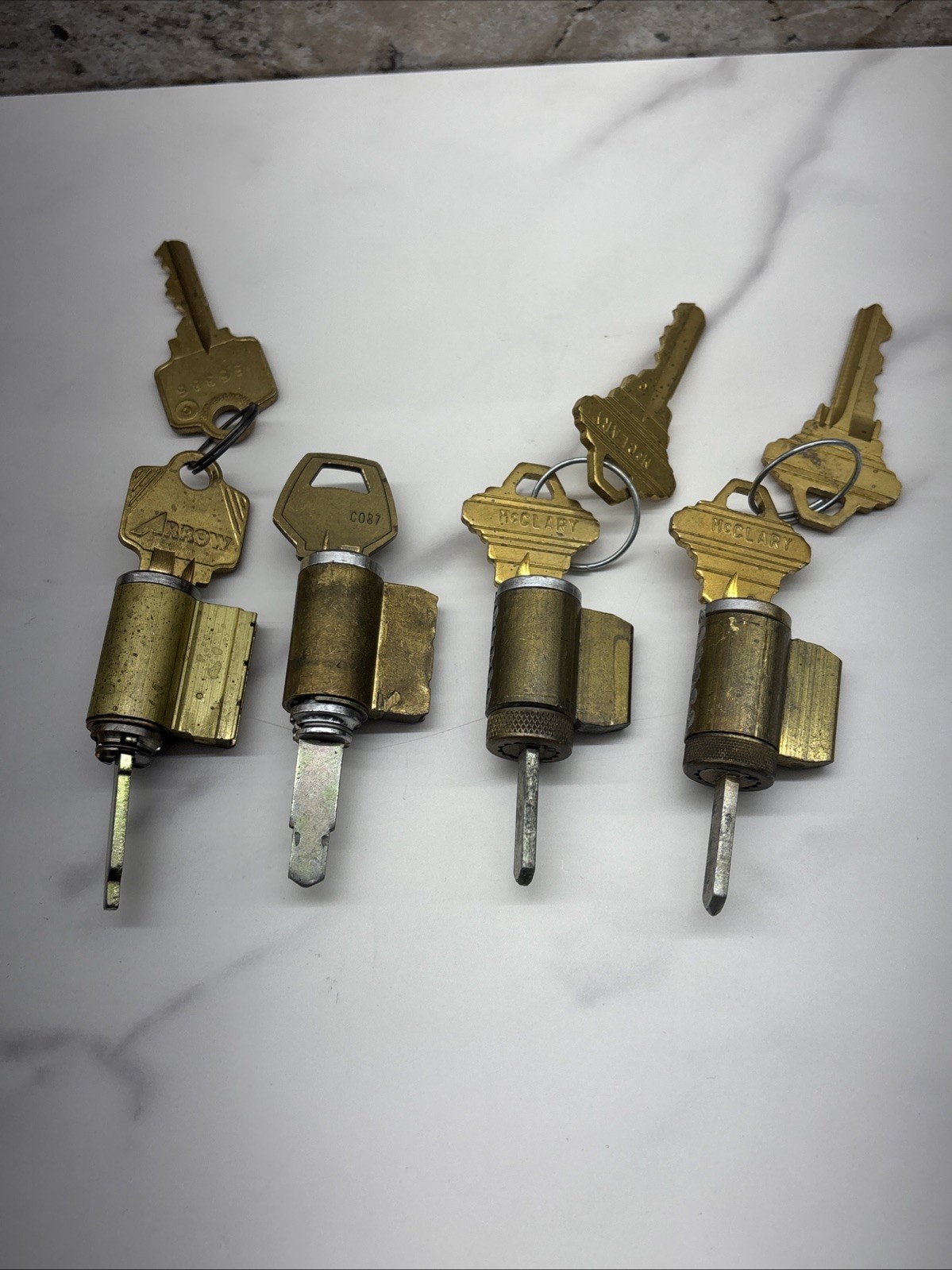 Four Miscellaneous Cylinders with Keys 78887 45