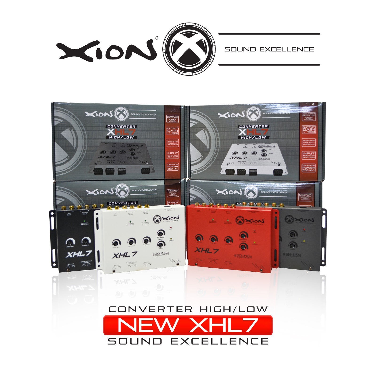 XION XHL7 HIGH / LOW CONVERTER BLACK