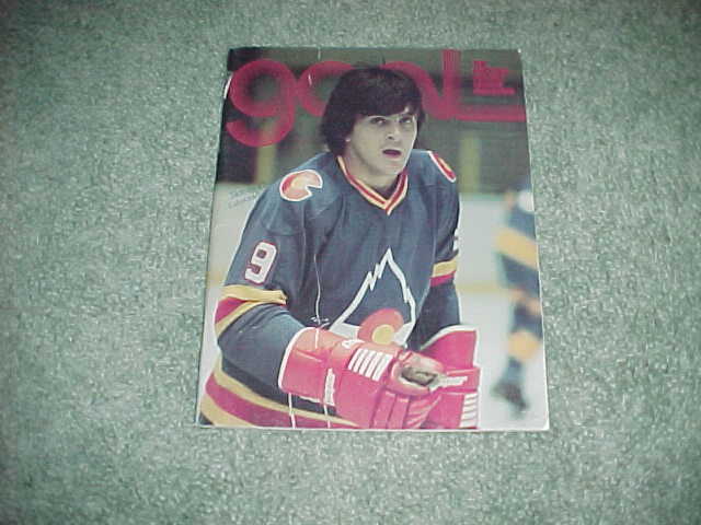 1977 Buffalo Sabres v Colorado Rockies Hockey Program 1/16