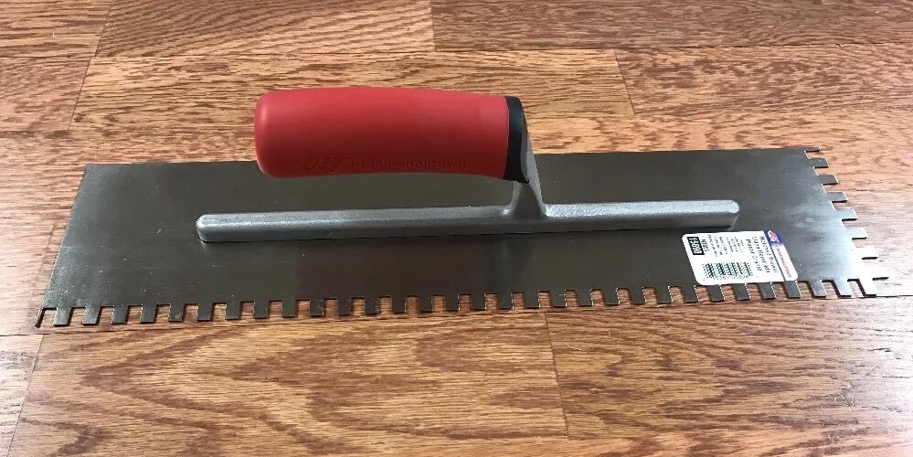 Marshalltown 16" Tile Flooring Trowel 1/4" x 3/8" x 1/4"