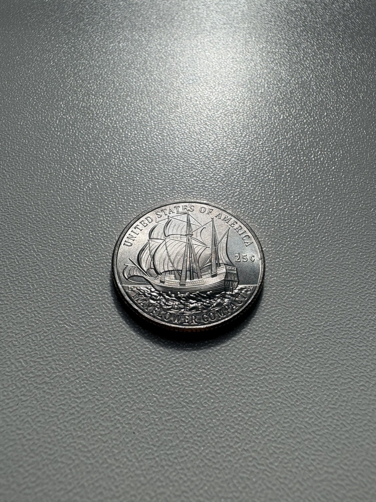 2026 Mayflower Compact quarter error! E Pluribus Unum