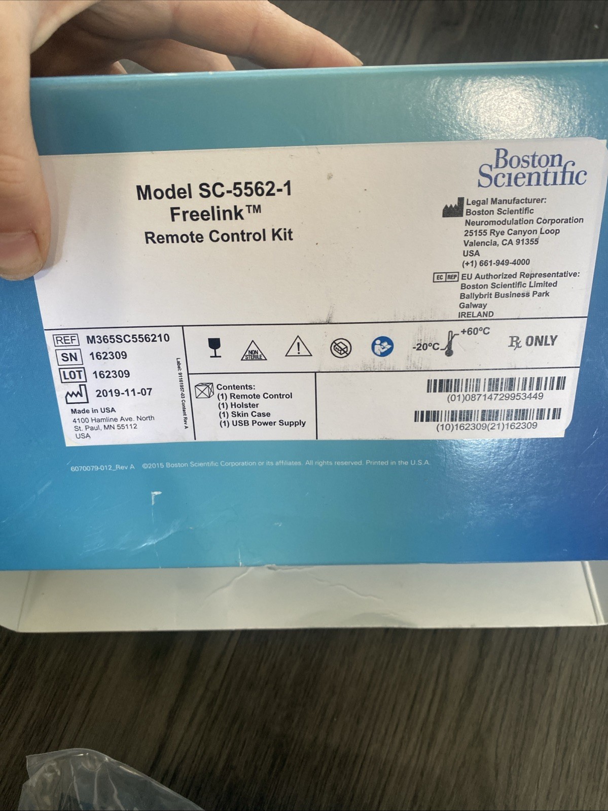 TWO BOSTON SCIENTIFIC Freelink Remote Control Kits Model SC5562-1 With Extras