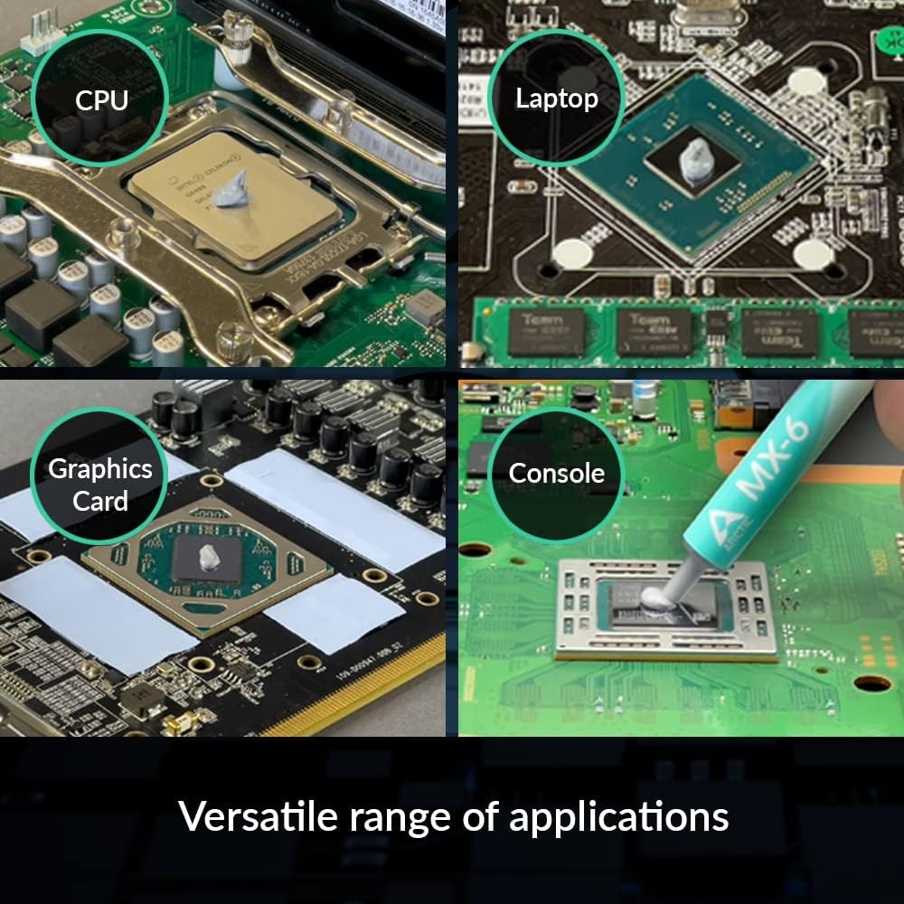 ARCTIC MX-6 (8 g) - Ultimate Performance Thermal Paste for CPU, Consoles