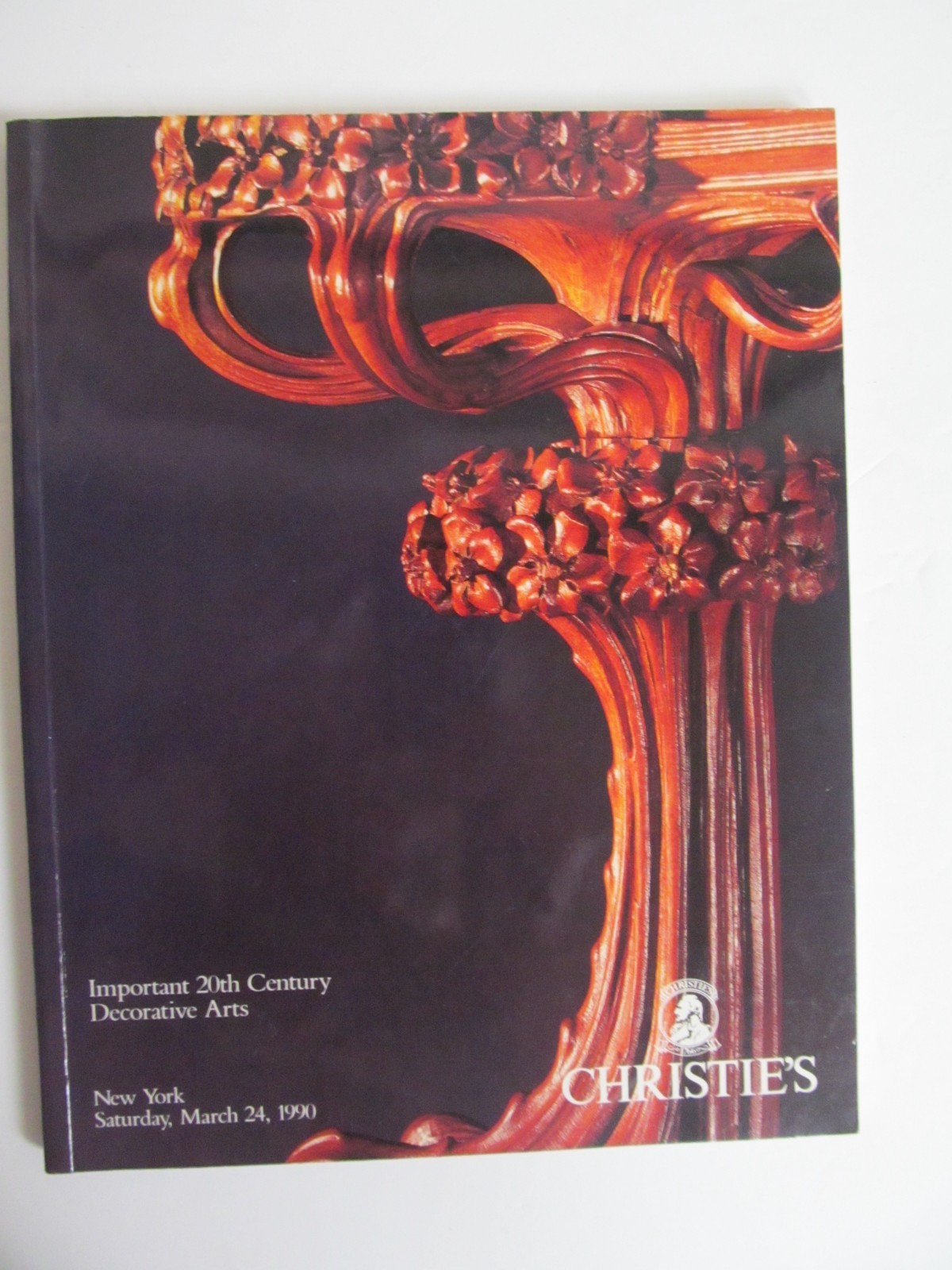 CHRISTIE'S CATALOG - IMPORTANT 20th CENTURY DECORATIVE ARTS - MARCH 1990