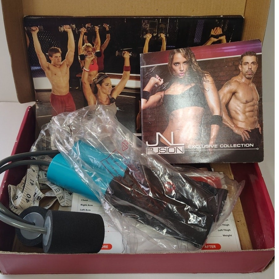 JNL Fusion Home Fitness Workout System Complete Open Box Resistance Bands