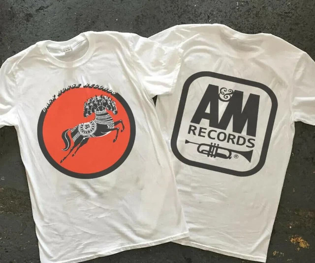 George Harrison 70's Dark Horse A&M Record Heavyweight Unisex T-shirt