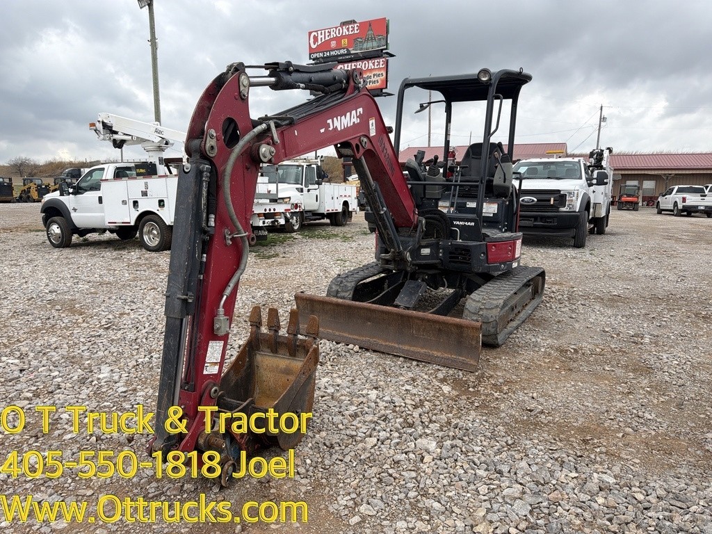 2021 Yanmar VIO35 Mini Excavator Track Hoe 24 Hp 8400Lbs Used