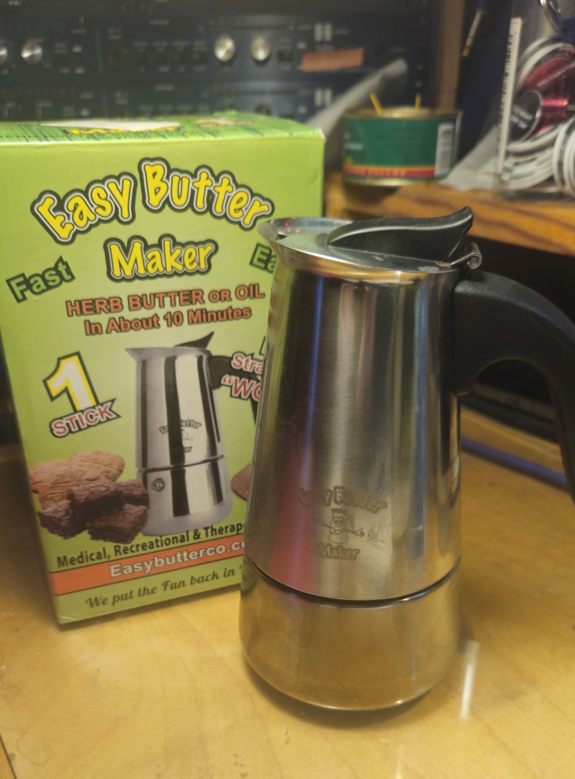 Easy Butter Maker ( 1 Stick Capacity) Oil &  Butter Stovetop Cooking Infuser
