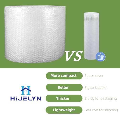 Inflatable Bubble Cushioning Wrap Roll Bottle Shipper Protector Sleeve