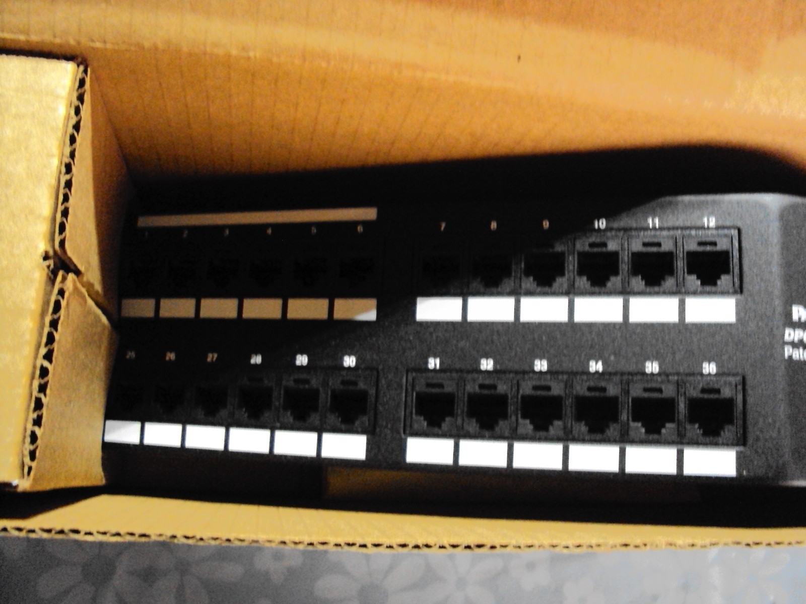 Panduit DP6Plus +48 Port Angled 110-Patch Panel 2 RU Black New