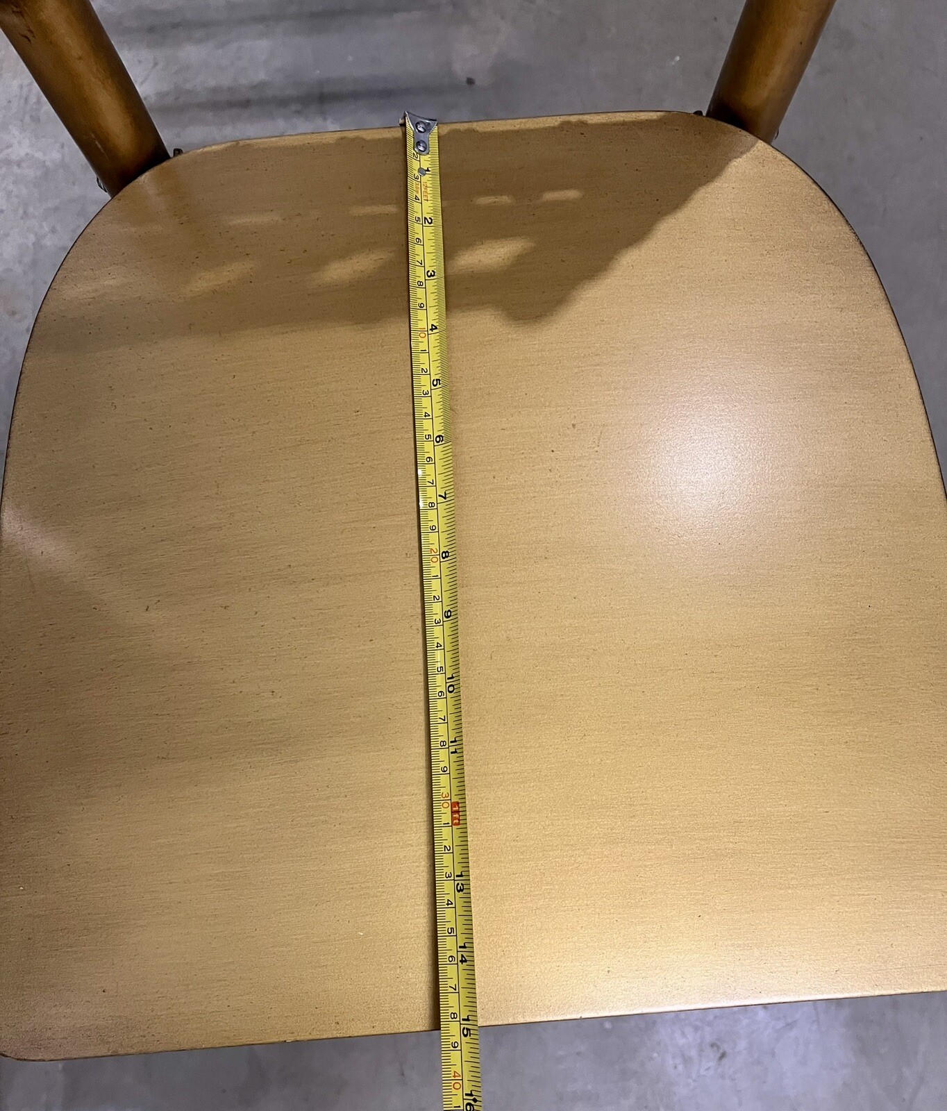 Set Of 2 Hillsdale Furniture LLC Ballroom Furniture Foldable Gold Color Chairs