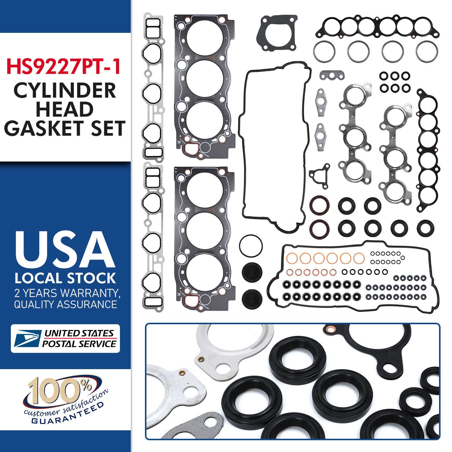 Fits 95-04 Toyota Tacoma T100 Tundra 4Runner 3.4L DOHC Head Gasket Set 5VZFE
