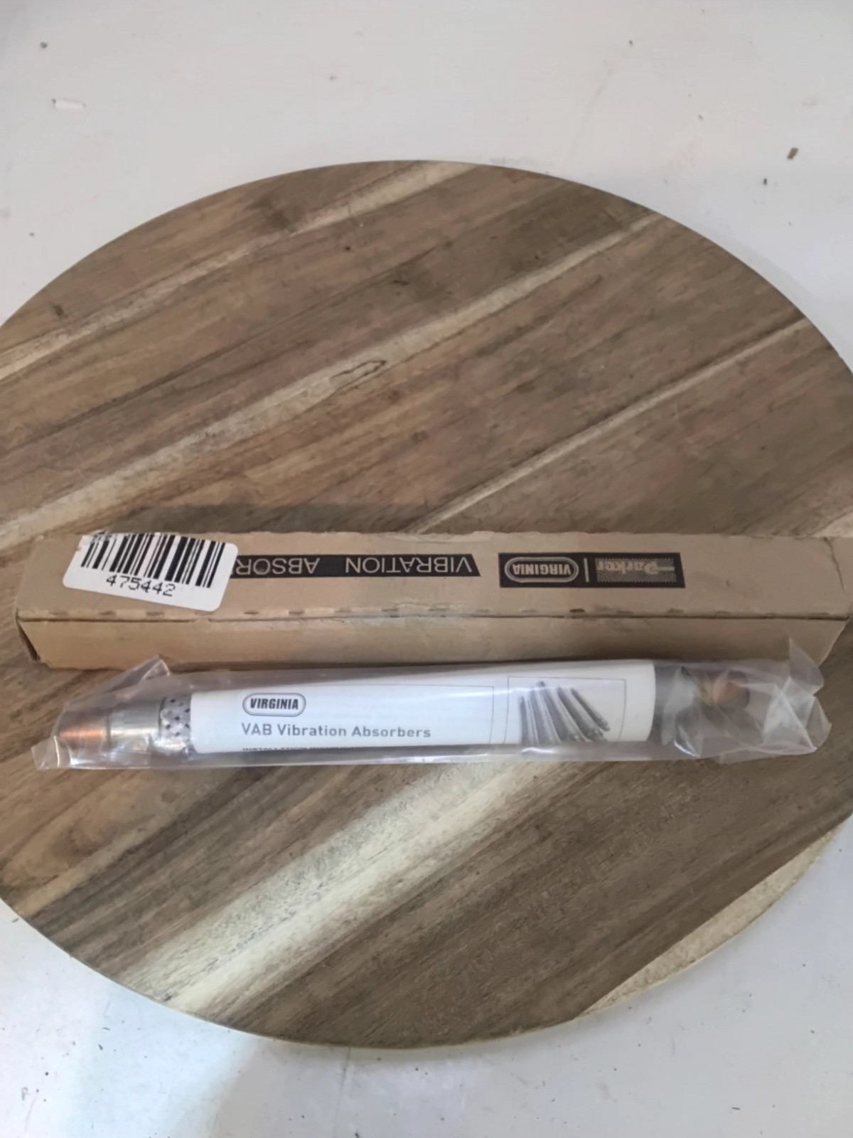 PARKER VIRGINIA VIBRATION ABSORBER VAB3SS 3/8" - NEW