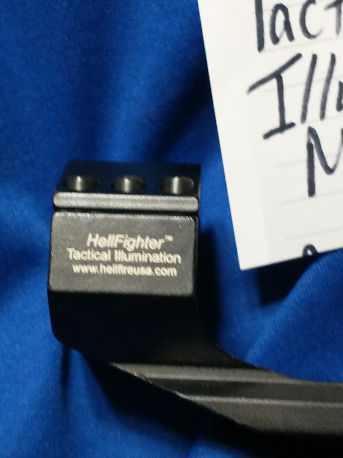 HELLFIGHTER TACTICAL ILLUMINATION MOUNT & SHIMS 1 1/4" RING FLASHLIGHT MOUNT