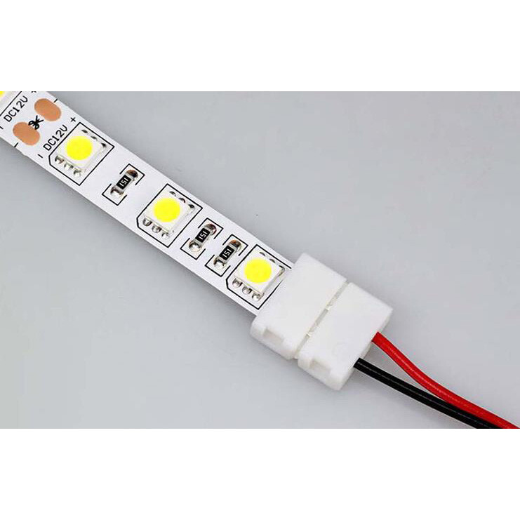 10pcs 2pin Connector Clip Adapter Wire to 8mm 10mm LED Strip 3528 2835 5050 5630