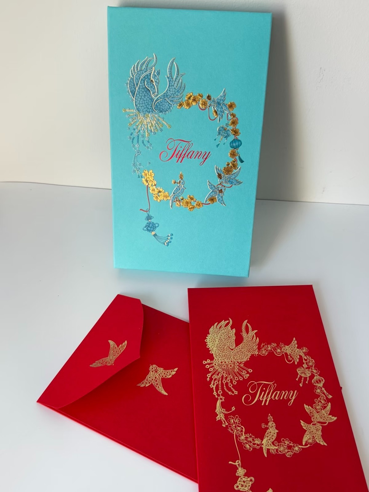 Tiffany & Co 2026 bird on a rock ceramic tea cups & envelopes box set