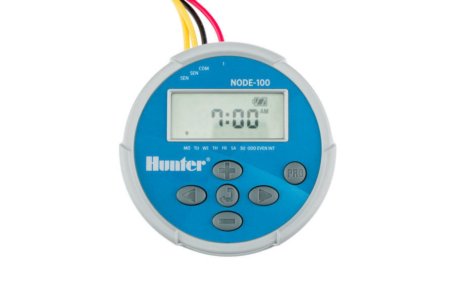 Hunter NODE 100-VALVE-B 9V battery Controller-Single Station - Free Rain sensor