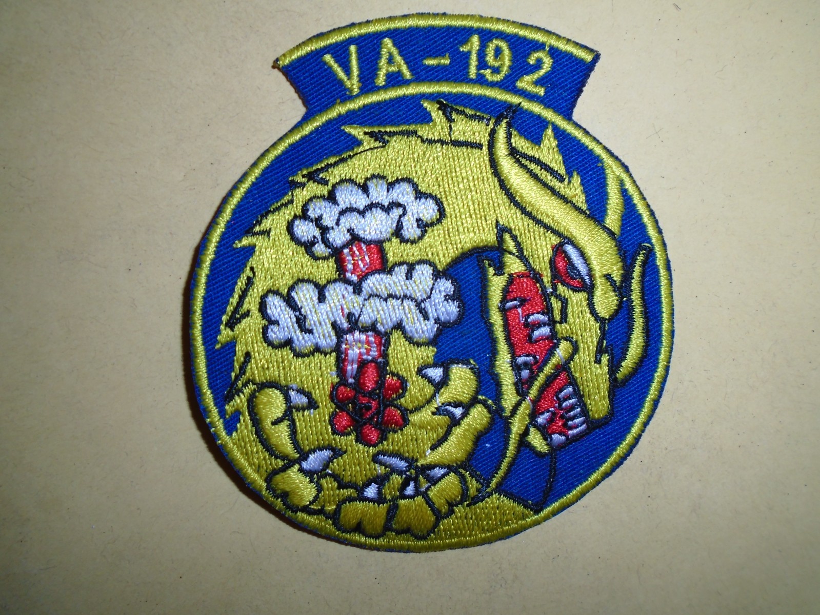 Vietnam War Patch US Navy Attack Squadron VA-192 Aboard USS Ticonderoga (CV-14)